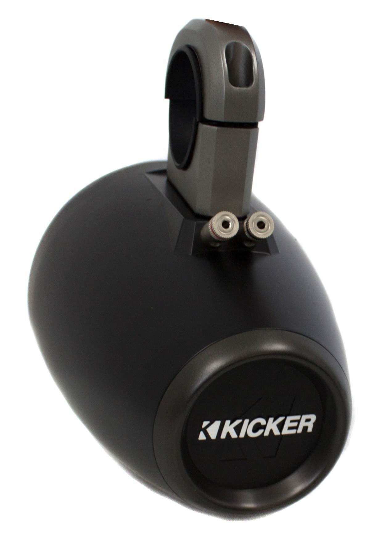 2) Kicker 12KMTES 6.5" Marine Weather-Proof Speaker Empty Enclosure (Open Box)