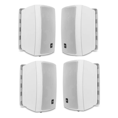 VM Audio 240W White Weather-Resistant Patio Speaker System, 4 | 2 x SR-WOD4
