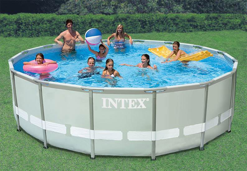 Intex 16' x 48" Ultra Frame Swimming Pool Set w/ Filter Pump & Saltwater System