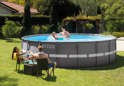 Intex 16' x 48" Ultra Frame Swimming Pool Set w/ 1500 GPH Krystal Clear Pump