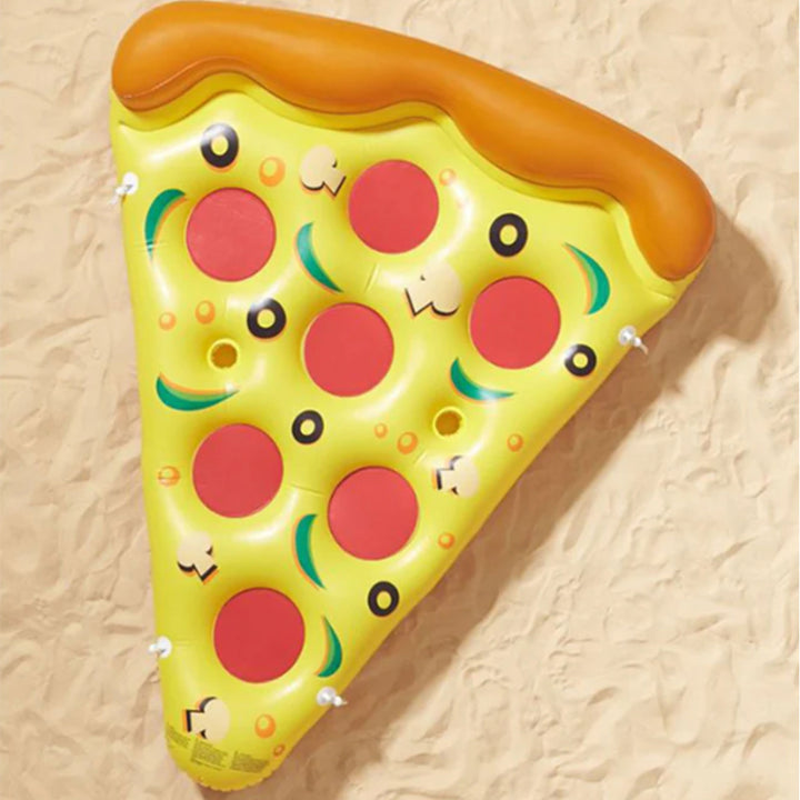 Swimline Giant 72" Inflatable Pizza Slice Swimming Pool Floating Water Raft