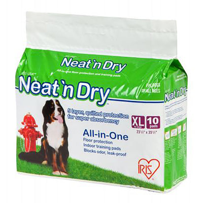 IRIS USA Neat 'n Dry Premium Extra Large Dog Potty Training Pads, 100 Count