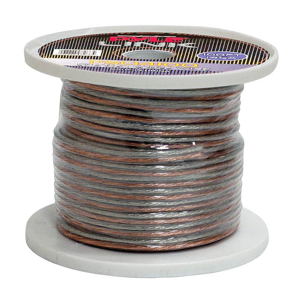 VM Audio 360W Waterproof Indoor/Outdoor Porch Deck Speaker Set + 14-Gauge Wire