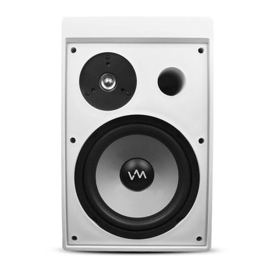 VM Audio 360W Waterproof Indoor/Outdoor Porch Deck Speaker Set + 14-Gauge Wire