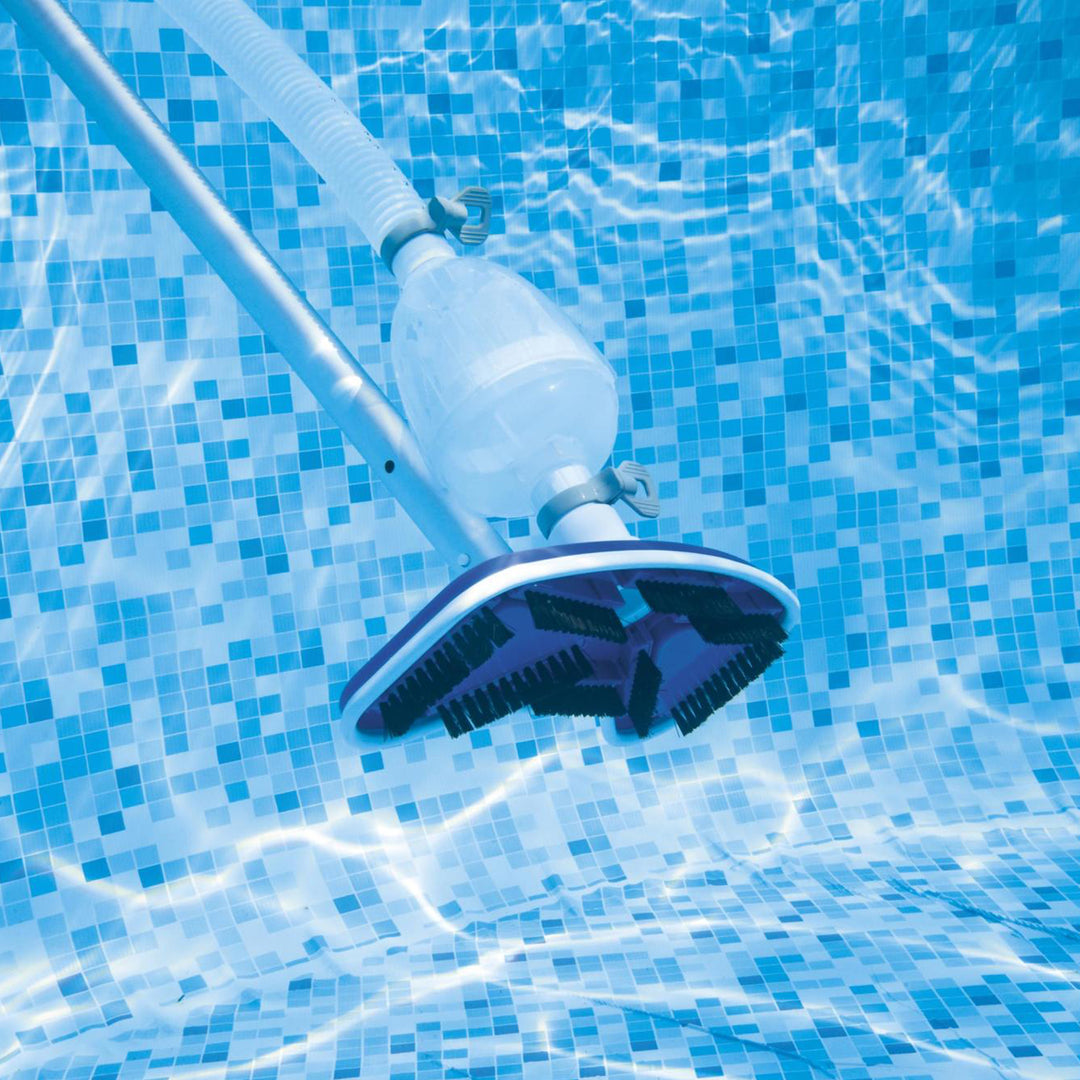Bestway 18ft x 9ft x 4ft Rectangular Above Ground Swimming Pool w/ Accessories