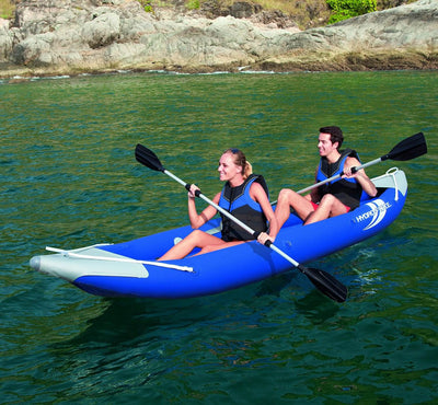 Bestway Bolt X2 Two Person Kayak Boat Raft with Pump and Oars | 65061 - Used