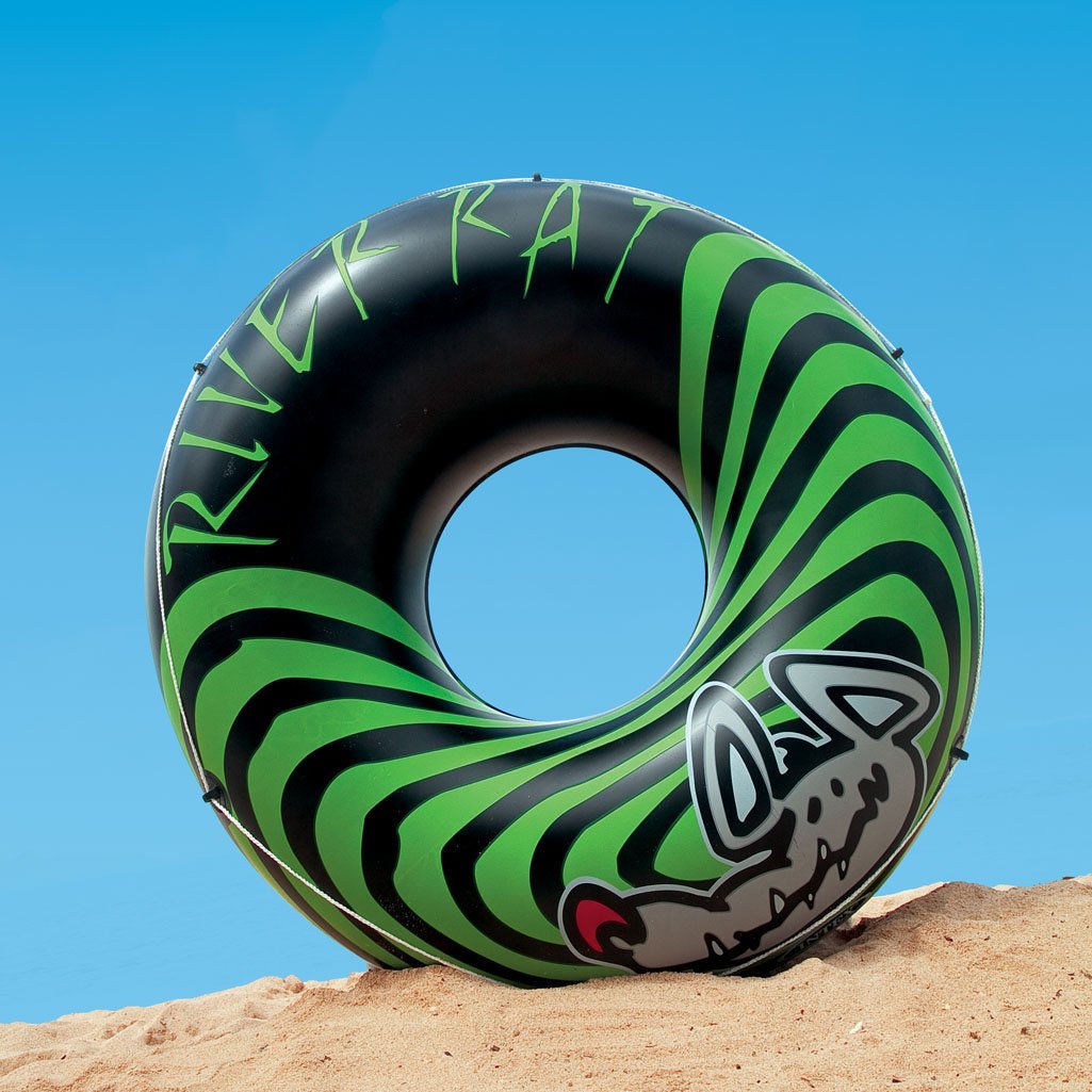 Intex River Rat Inflatable Tube (4 Pack) and River Run Inflatable Tube (4 Pack)