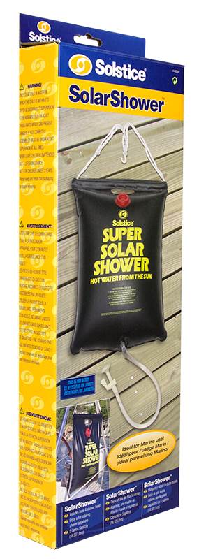 New Solstice 3.75 Gallon Super Solar Sun Backpacking Camping Outdoor Showers (2 Pack)
