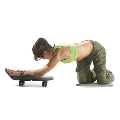 ABDolly Home Fitness Abdominal Abs Exercise Machine Equipment with Workout DVD (Refurbished)