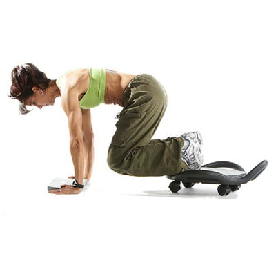 ABDolly Home Fitness Abdominal Abs Exercise Machine Equipment with Workout DVD (Refurbished)