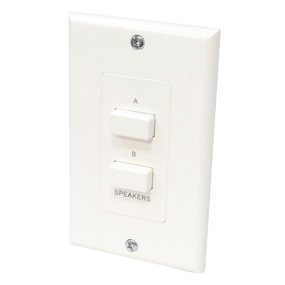 8) New Pyle VCS2 In-Wall Speakers A/B Source Selector Switch Control Audio/Video