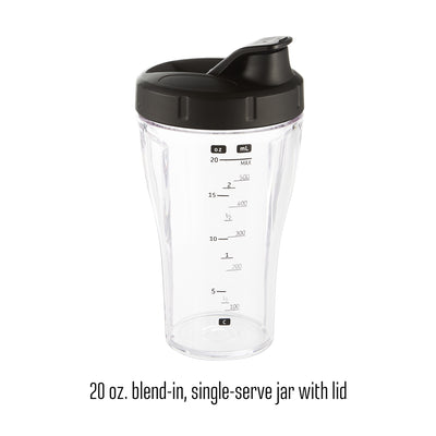 Weston 32 Ounce Blender with Personal To Go Jar & Blender Bible Recipe Book