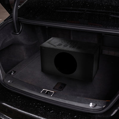 Q-POWER QBOMB15VL Single 15" Vented Ported Car Subwoofer Sub Box Enclosure(Used)