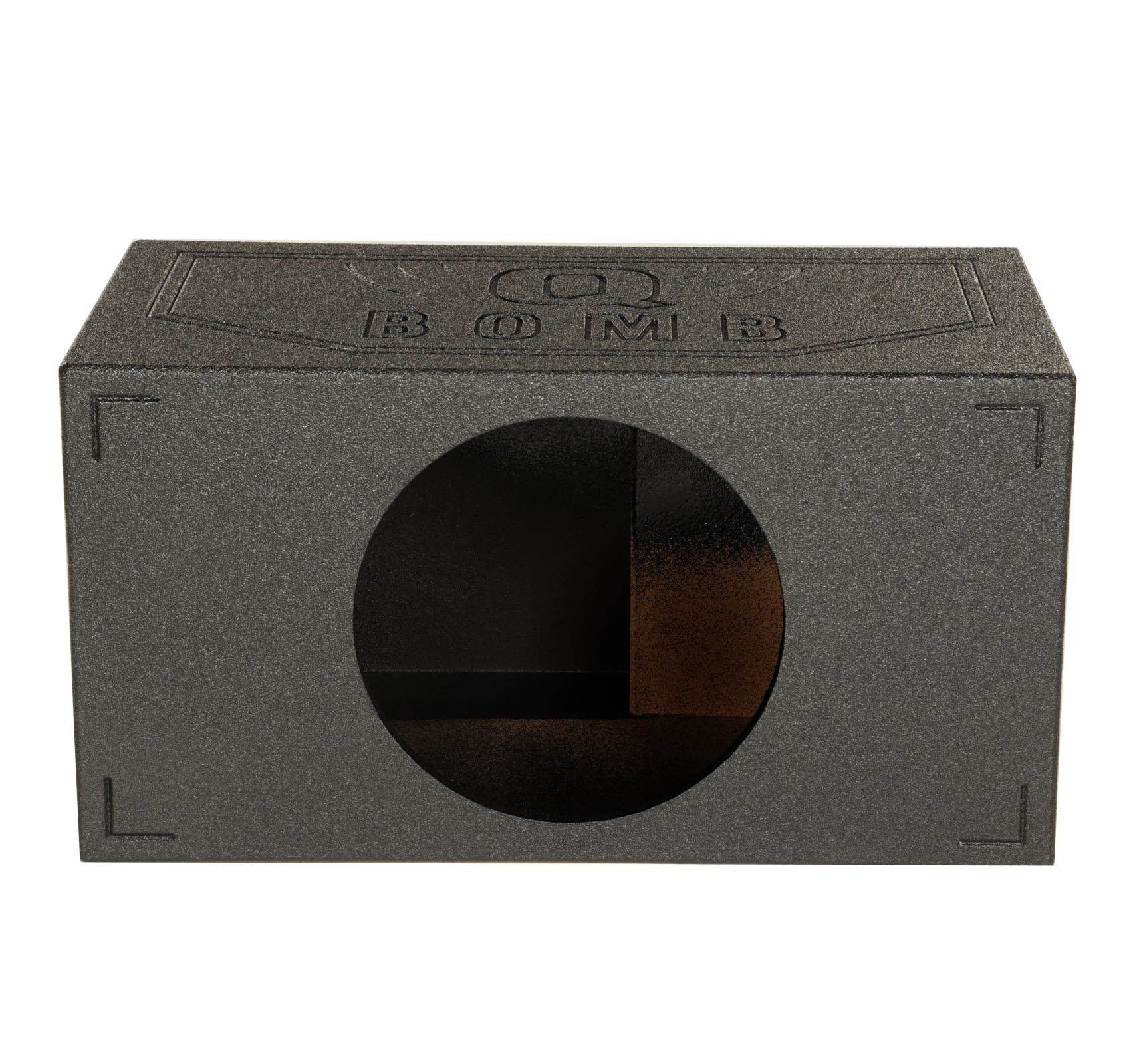 Q-POWER QBOMB15VL Single 15" Vented Ported Car Subwoofer Sub Box Enclosure(Used) - VMInnovations