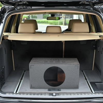 Q-POWER QBOMB15VL Single 15" Vented Ported Car Subwoofer Sub Box Enclosure(Used) - VMInnovations