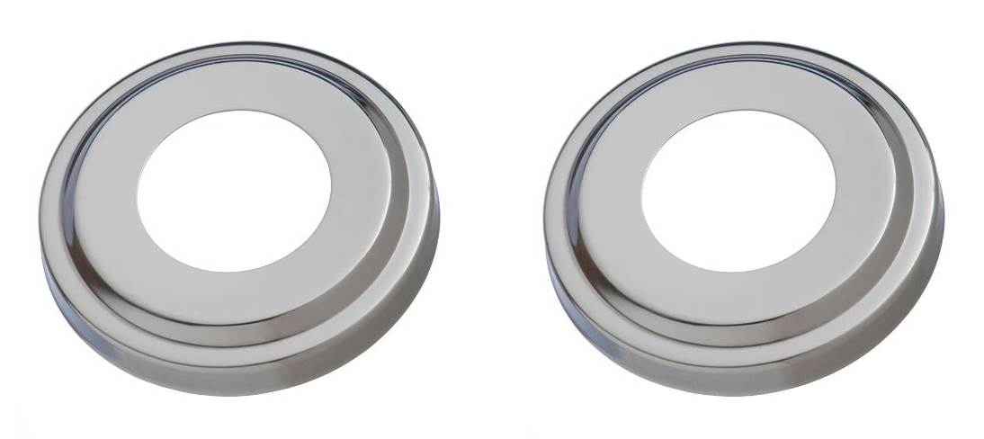 Swimline 87904 Ladder Escutcheon Plates In-Ground Stainless Steel (2 pack)