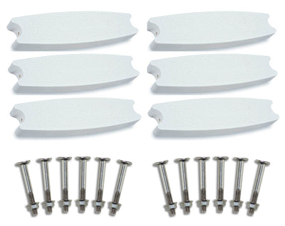 6) Hydrotools 87901 Pool Ladder Steps + 2) Stainless Steel Bolts Hardware Sets