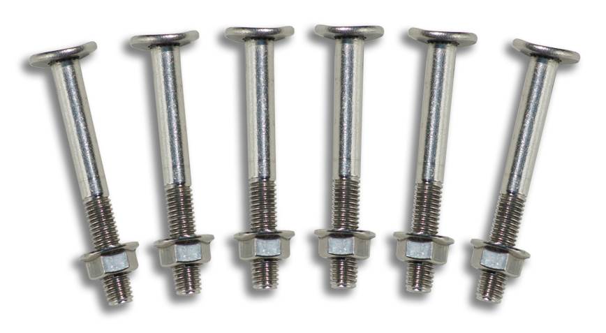 6) Hydrotools 87901 Pool Ladder Steps + 2) Stainless Steel Bolts Hardware Sets
