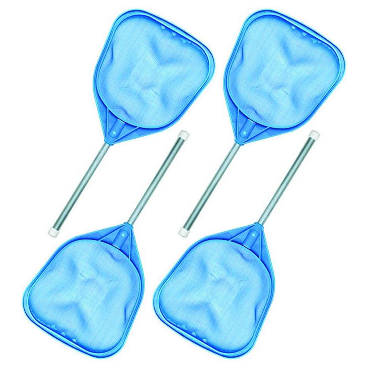 Hydrotools 8050 Swimming Pool Spa Tub 12" Aluminum Leaf Net Skimmer (4 Pack)