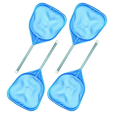Hydrotools 8050 Swimming Pool Spa Tub 12" Aluminum Leaf Net Skimmer (4 Pack)