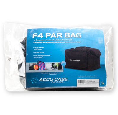 (4) American DJ Slim Par & Pocket Spot/Roll/Scan Light Effect Cases | F4 Par Bag