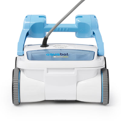 Aquabot BREEZE 4WD Robotic In Ground Pool Vacuum Cleaner w/ Deep Cleaning Brush
