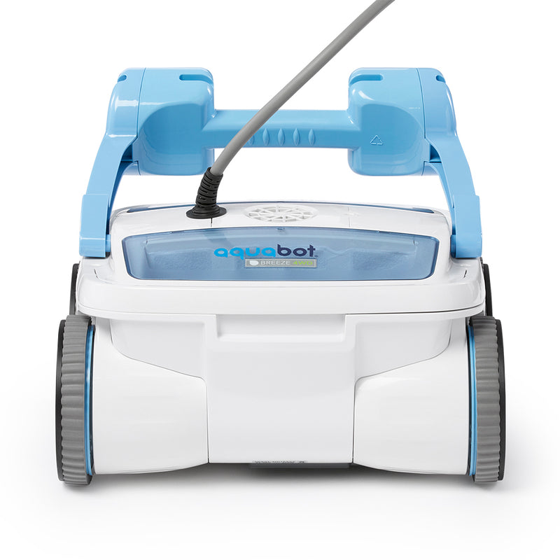 Aquabot BREEZE 4WD Robotic In Ground Pool Vacuum Cleaner w/ Deep Cleaning Brush