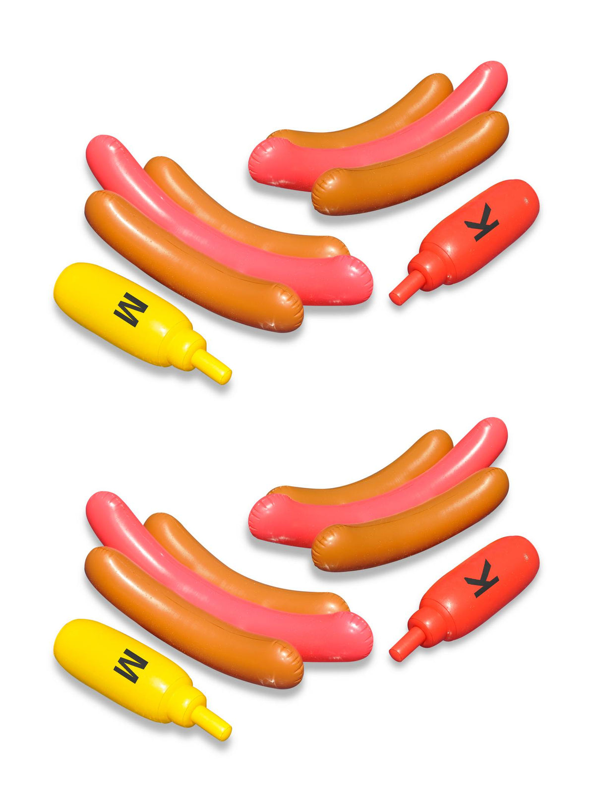 2) NEW Swimline 90842 Swimming Pool HotDog Battle Sets Inflatable Fun Kids Toys