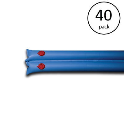 Swimline Pool 1' x 10'  Winter Cover Water Tube Double for Inground Pool 40 Pack