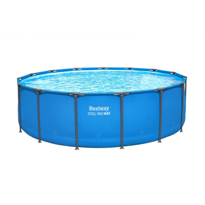 Bestway Steel 15' x 48" Round Frame Above Ground Swimming Pool (No Pump) (Used)