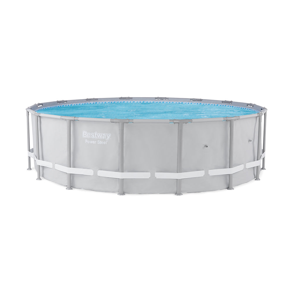 Hey! Cool Pool Flip Plop XL Floating Dispenser Pool Care w/ Bestway Steel Frame