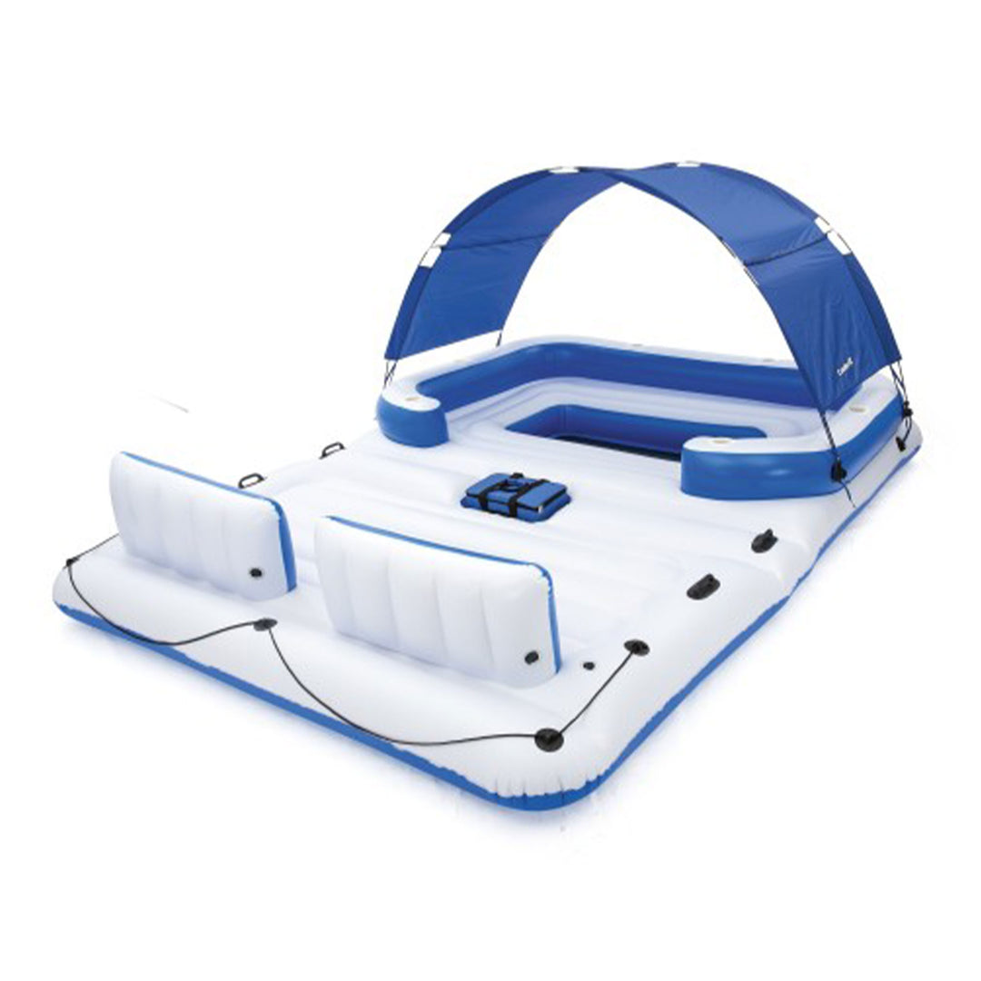 Bestway CoolerZ Tropical Breeze 6-Person Floating Island Lounge (Used)