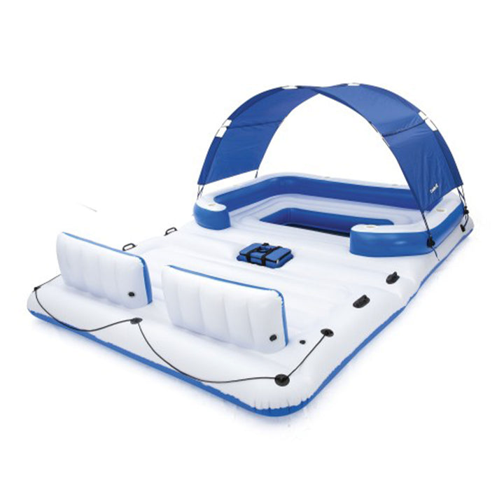 Bestway CoolerZ Tropical Breeze 6 Person Floating Island Lake Raft (For Parts)