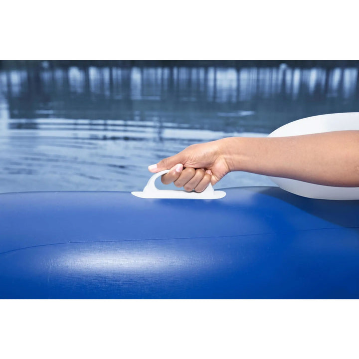 Bestway 75"x70" X3-Person Floating Water Island Lounge Tube Raft (Open Box)