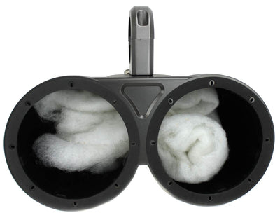 4) Pyle PLMR60B 6.5" 300W Marine Speakers Black + 2) 6.5" Dual Tower Enclosures