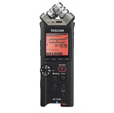 TASCAM DR-22WL 2 Channel Handheld Portable Studio Recorder w/ SD Card (Open Box)