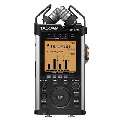 TASCAM DR-44WL Handheld Portable Wi-Fi Linear PCM Audio Recorder w/ 4GB SD Card