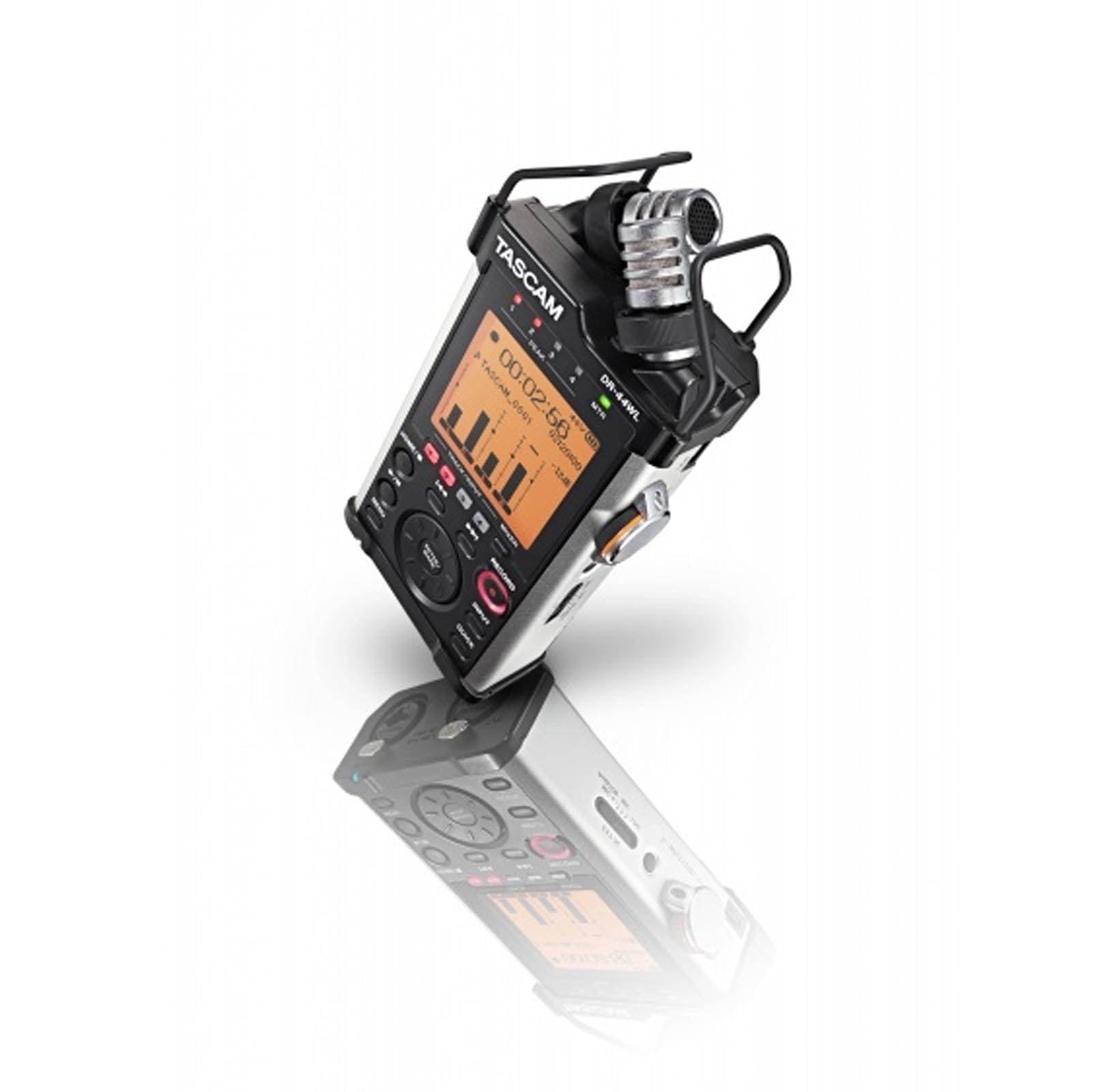 TASCAM DR-44WL Handheld Portable Wi-Fi Linear PCM Audio Recorder w/ 4GB SD Card