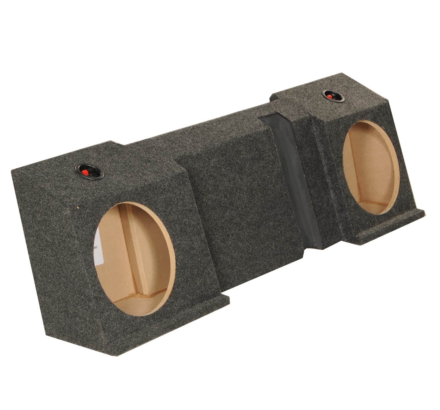 Q-POWER GMC Avalanche Underseat Dual 10" Subwoofer Sub Box (Open Box)
