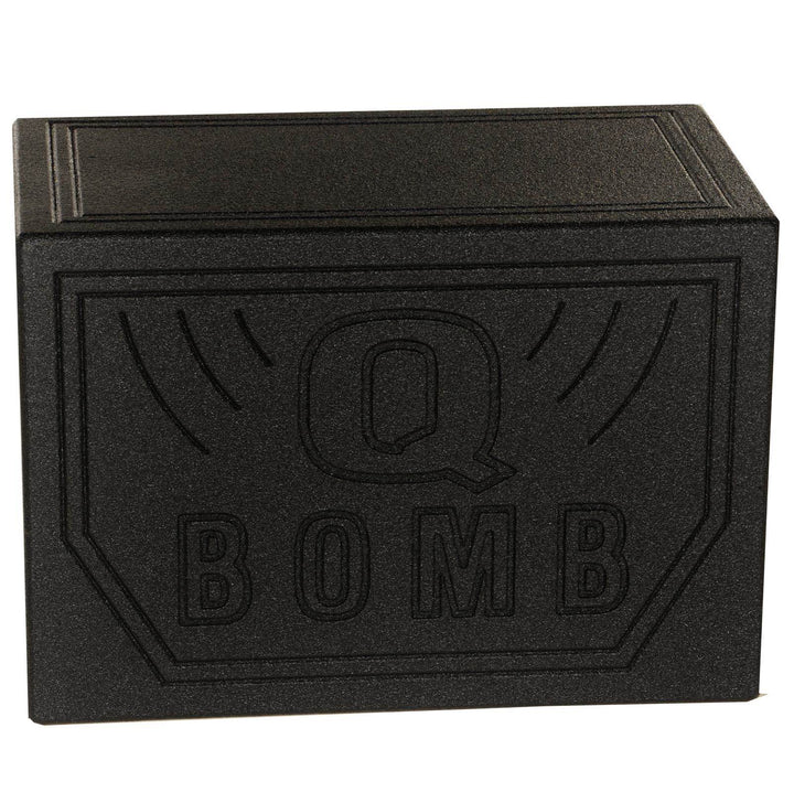 Q-POWER QBOMB10VL Single 10" Vented Ported Car Sub Box Enclosure (Open Box)