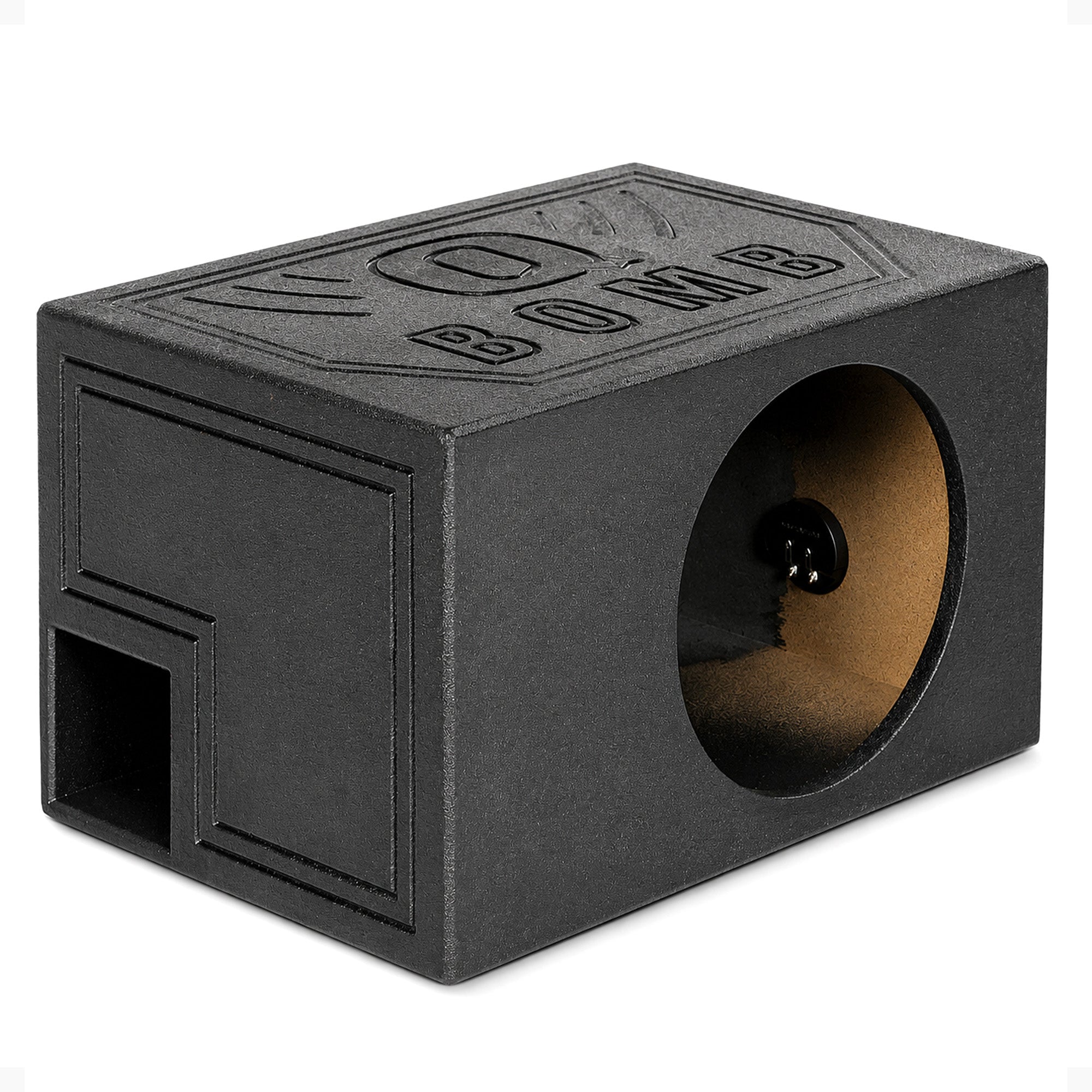 QPower QBOMB10VL Single 10" Vented Ported Car Subwoofer Sub Box Enclosure QBOMB
