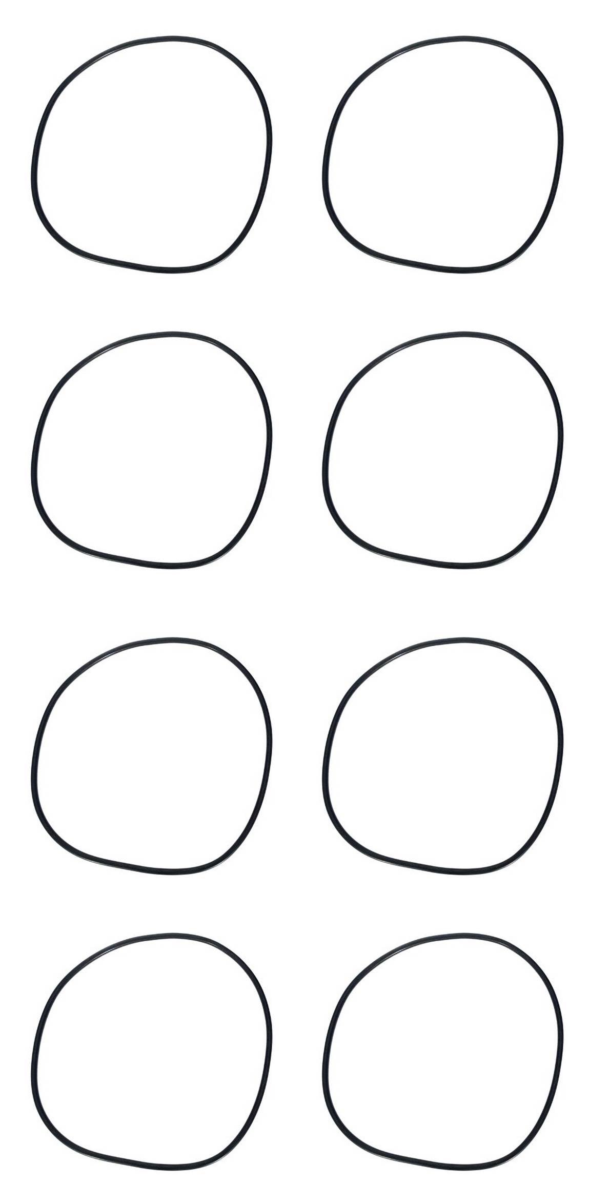 8) Pentair 39010200 Quad DE Clean & Clear Plus Pool Filter Replacement O-Rings