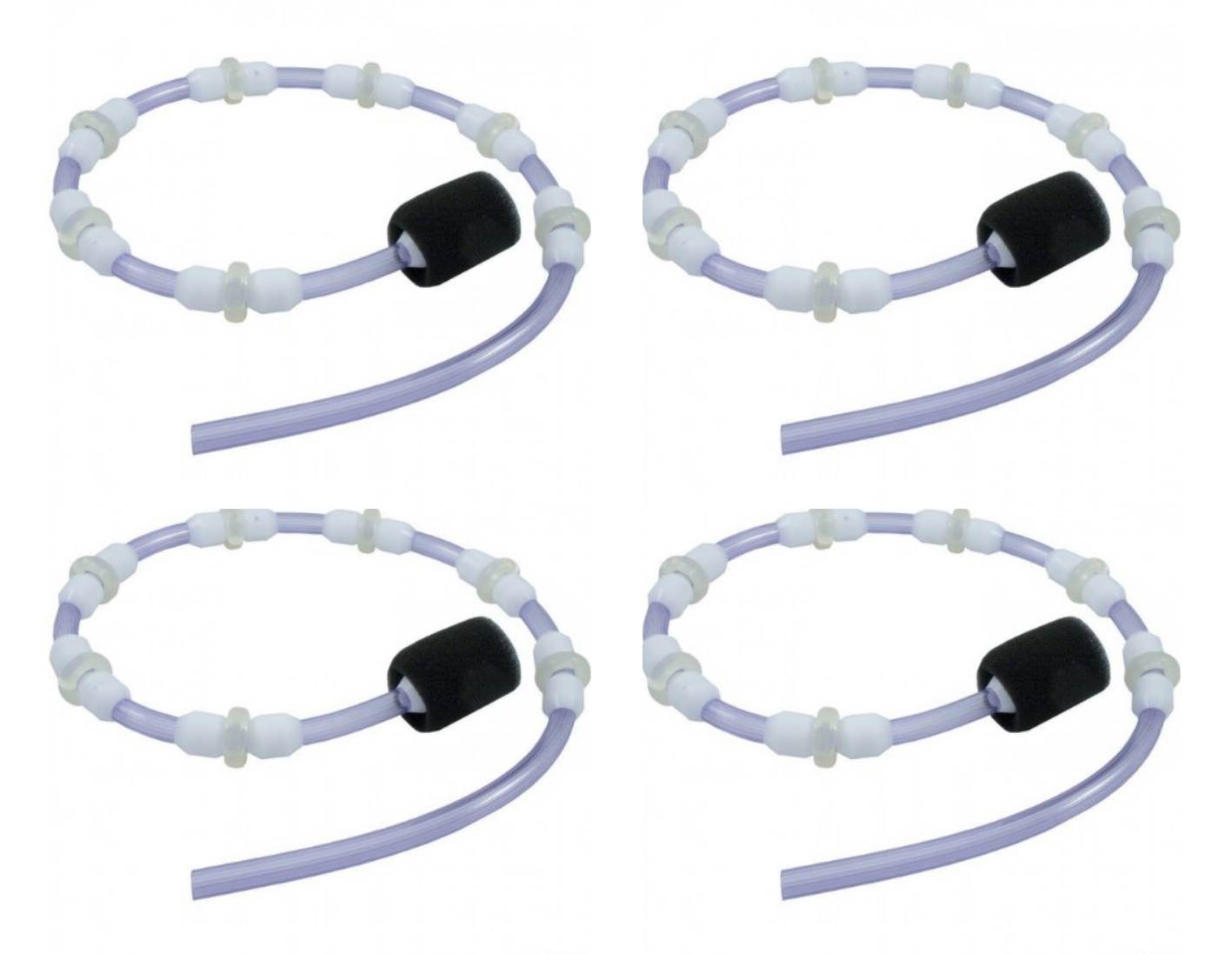 Pentair EB5L 4-Wheel Letro Swimming Pool Cleaner Sweep Hoses Assembly (4 Pack)