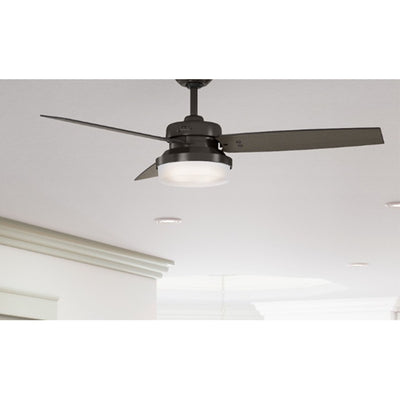 Hunter 52 Inch Sentinel Ceiling Fan with Remote Control and LED Light, Bronze