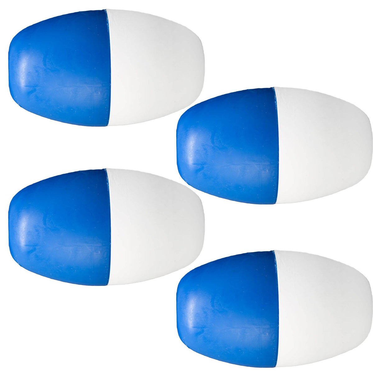 4 Pentair R181016 Rainbow Swimming Pool Oval Safety Floats 3" x 5" for 1/2" Rope