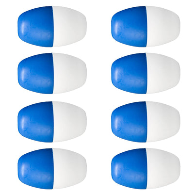 8 Pentair R181016 Rainbow Swimming Pool Oval Safety Floats 3" x 5" for 1/2" Rope