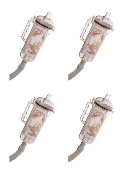 4) NEW Pentair R211084 186A Pool Cleaner Clear Replacement Leaf Trap Canisters