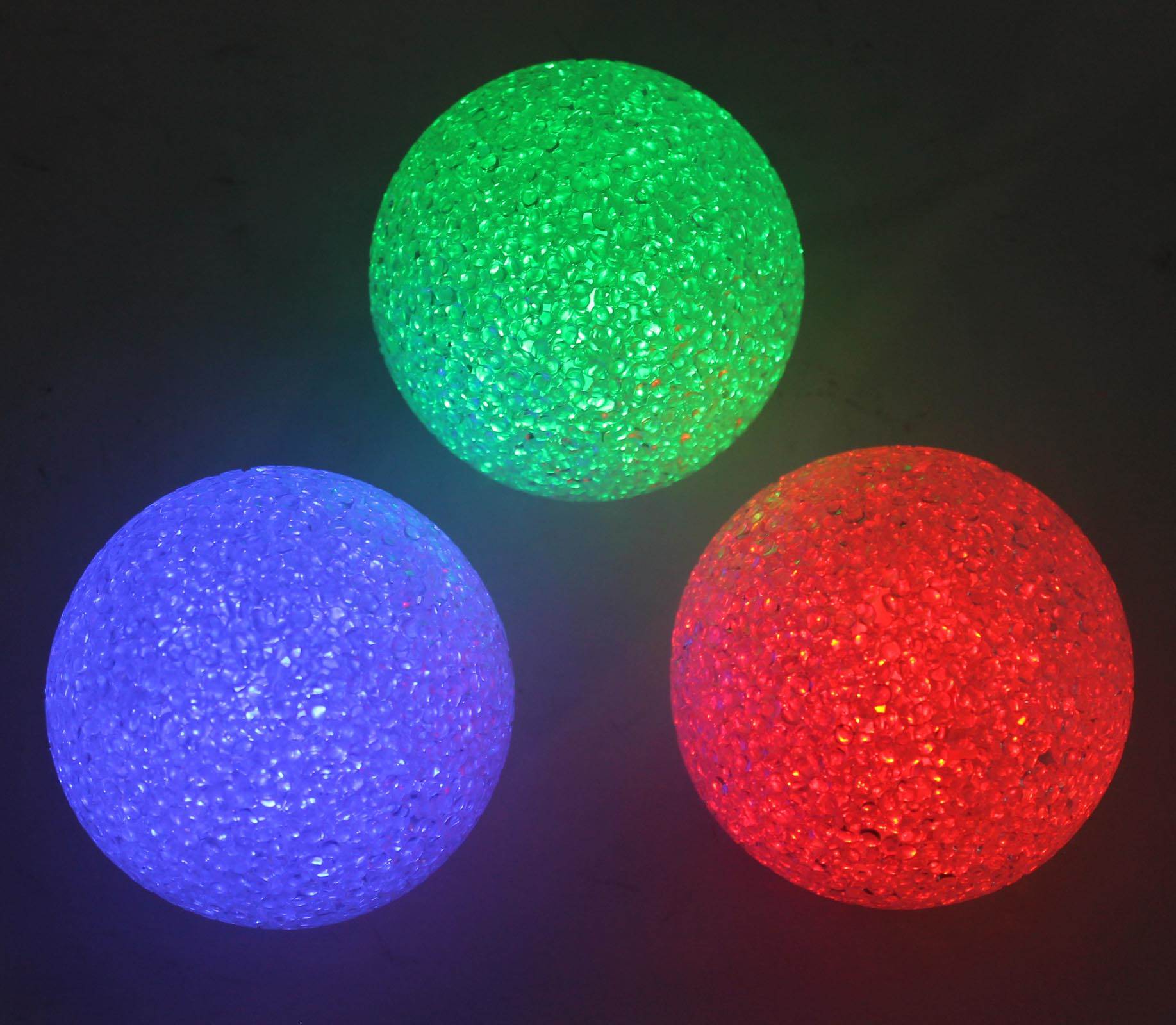 21 Pack of Good Times Color Changing LED Waterproof Floating Globe (Open Box)