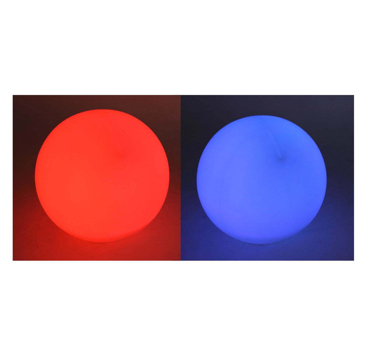 (2) Good Times Large Color Changing LED Waterproof Floating Pool Globe Lights