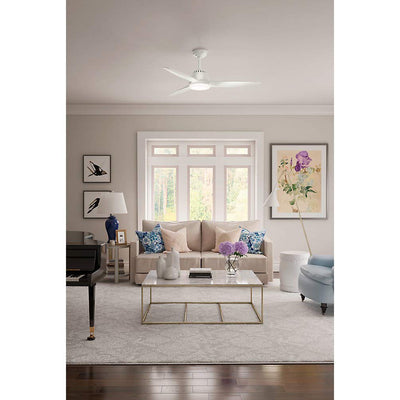 Hunter Fan 52-Inch Ceiling Fan with LED Lights and 3 Blades, White (Open Box)
